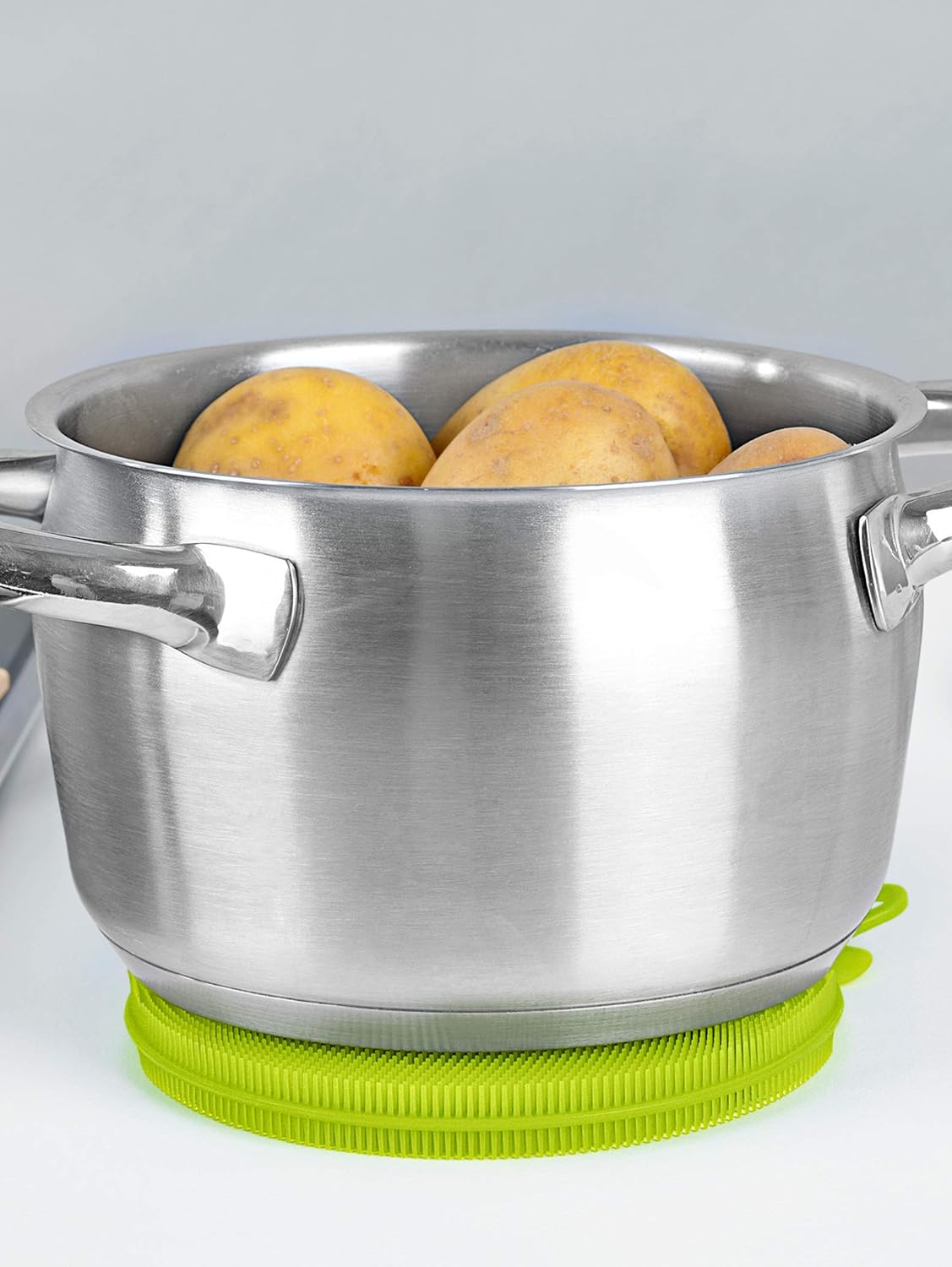 CLEANmaxx 02619 Silikonschwamm | 3-TLG. Set | Antibakteriell | 12/14 cm | Bürste | Schwamm — Ansicht 4