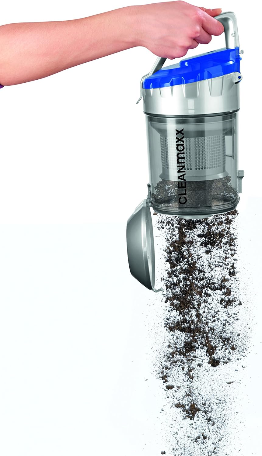 cleanmaxx 09897 Zyklon-Staubsauger | 700 W | Beutellos | Haushaltsreinigung | Power 3000 | Bodenreinigung EEK A++, blau/silber — Ansicht 6