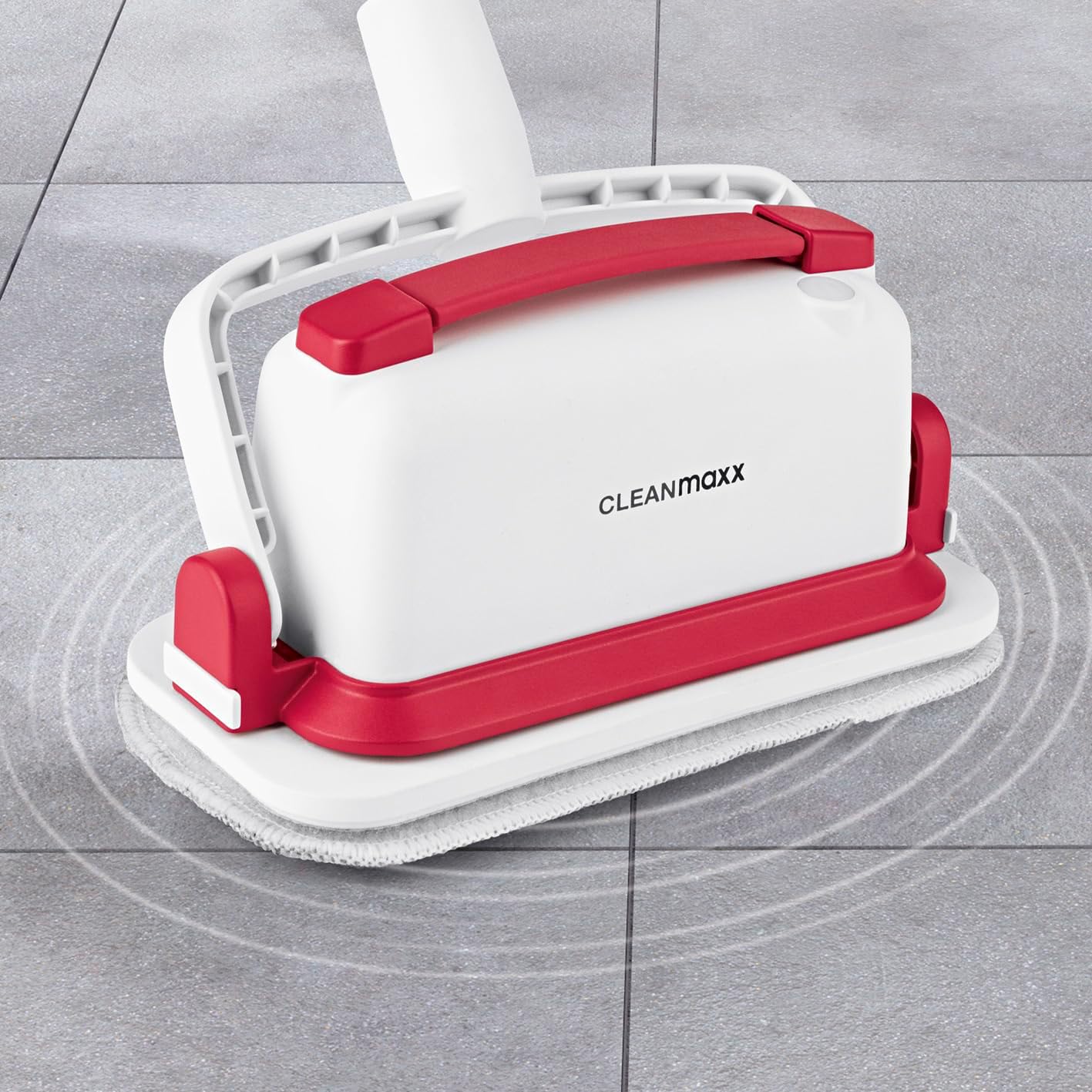 CLEANmaxx 3 Verschiedene Aufsätze | Reinigungsaufsätze zum mühelosen Putzen und Polieren | Mit Klettverschluss einfach wechselbar | Für alle Oberflächen [Scheuer-, Mikrofaser- Pads] — Ansicht 2
