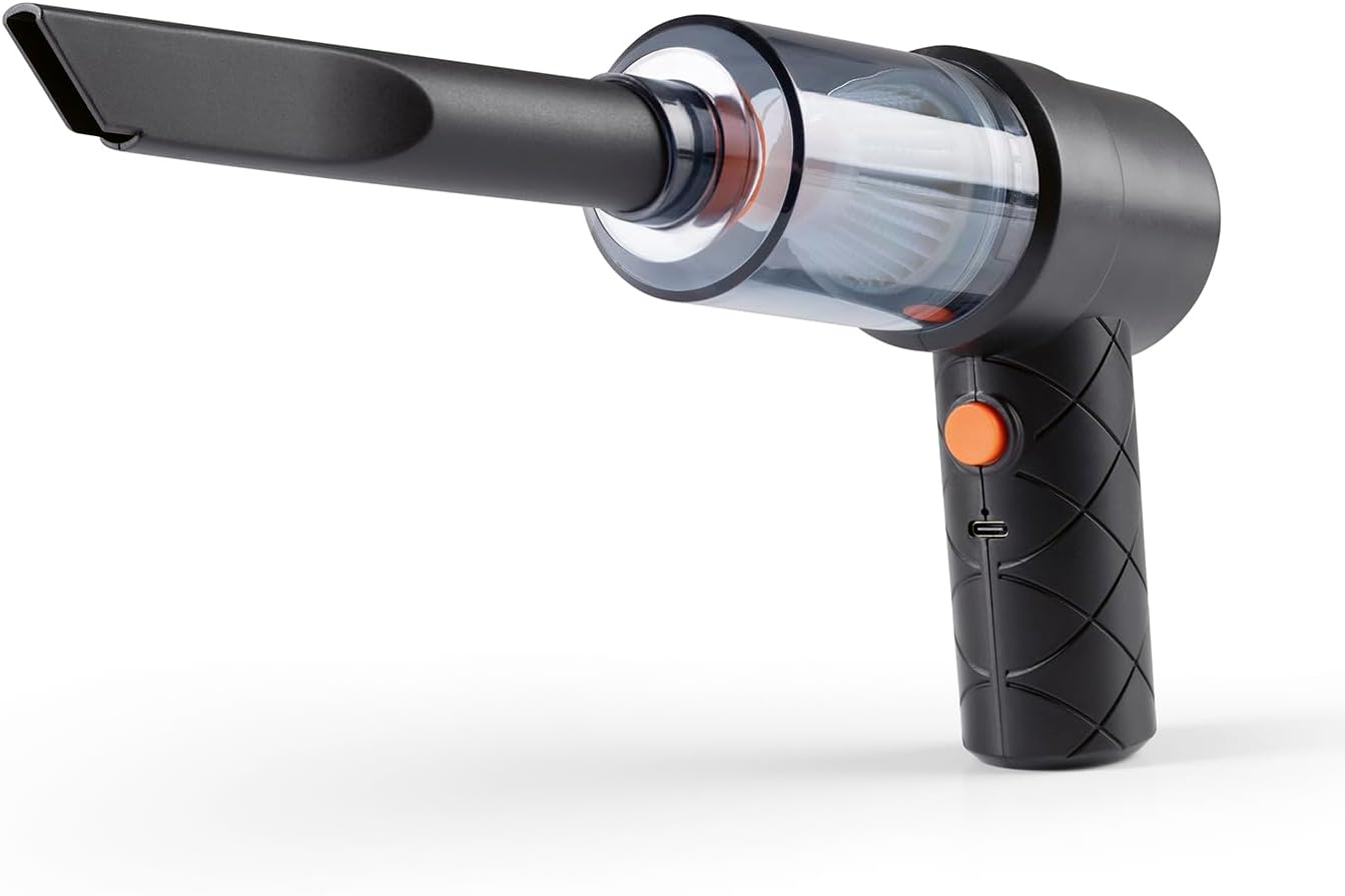 CLEANmaxx Akku-Handstaubsauger im 6-TLG. Set | Kabbelloser & Beutelloser Handsauger | Mit Saug- & Gebläsefunktion | leistungsstarker Akku & leichtes Design | Ideal für das Auto, Krümel & Tierhaare — Ansicht 4