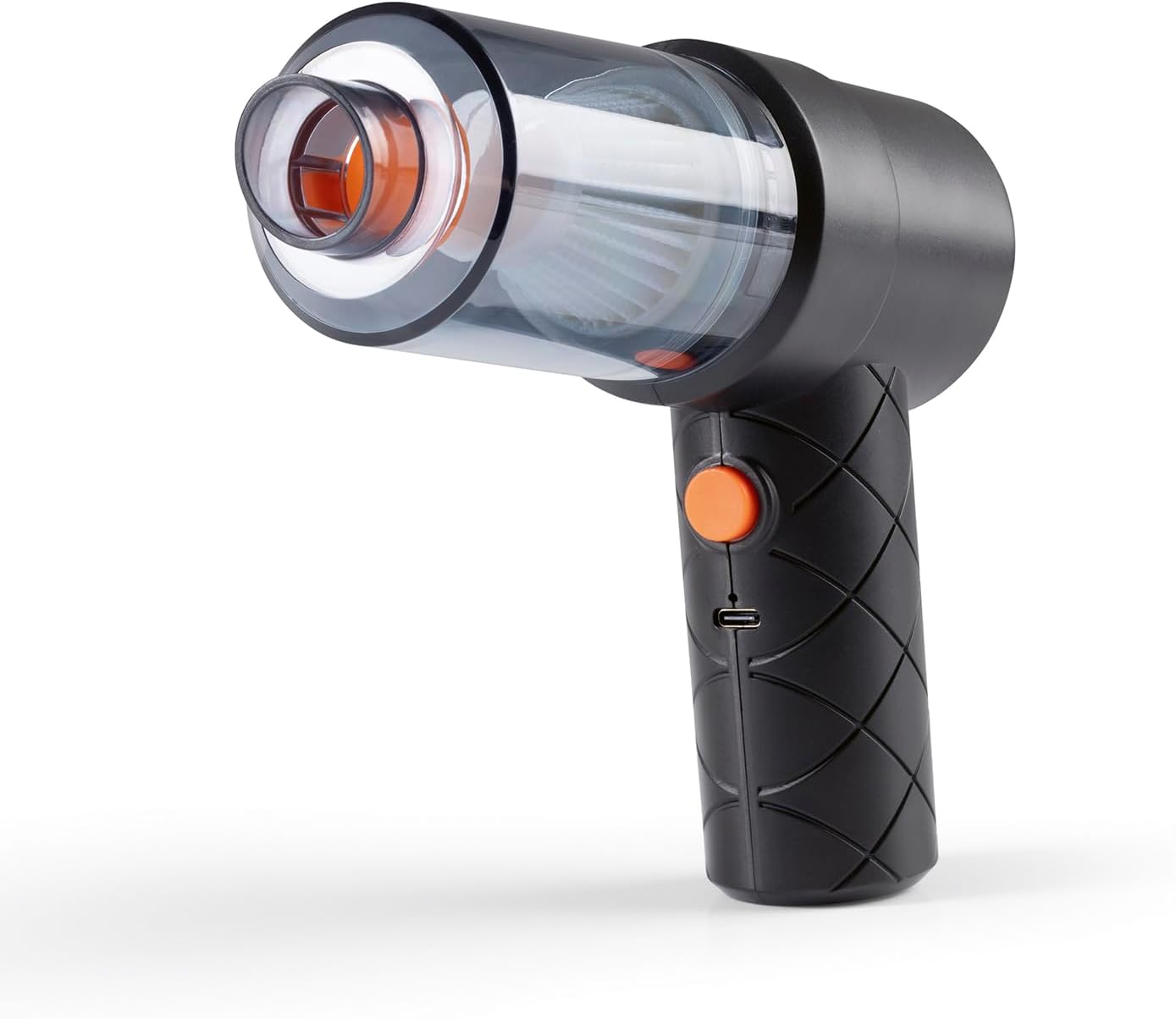 CLEANmaxx Akku-Handstaubsauger im 6-TLG. Set | Kabbelloser & Beutelloser Handsauger | Mit Saug- & Gebläsefunktion | leistungsstarker Akku & leichtes Design | Ideal für das Auto, Krümel & Tierhaare