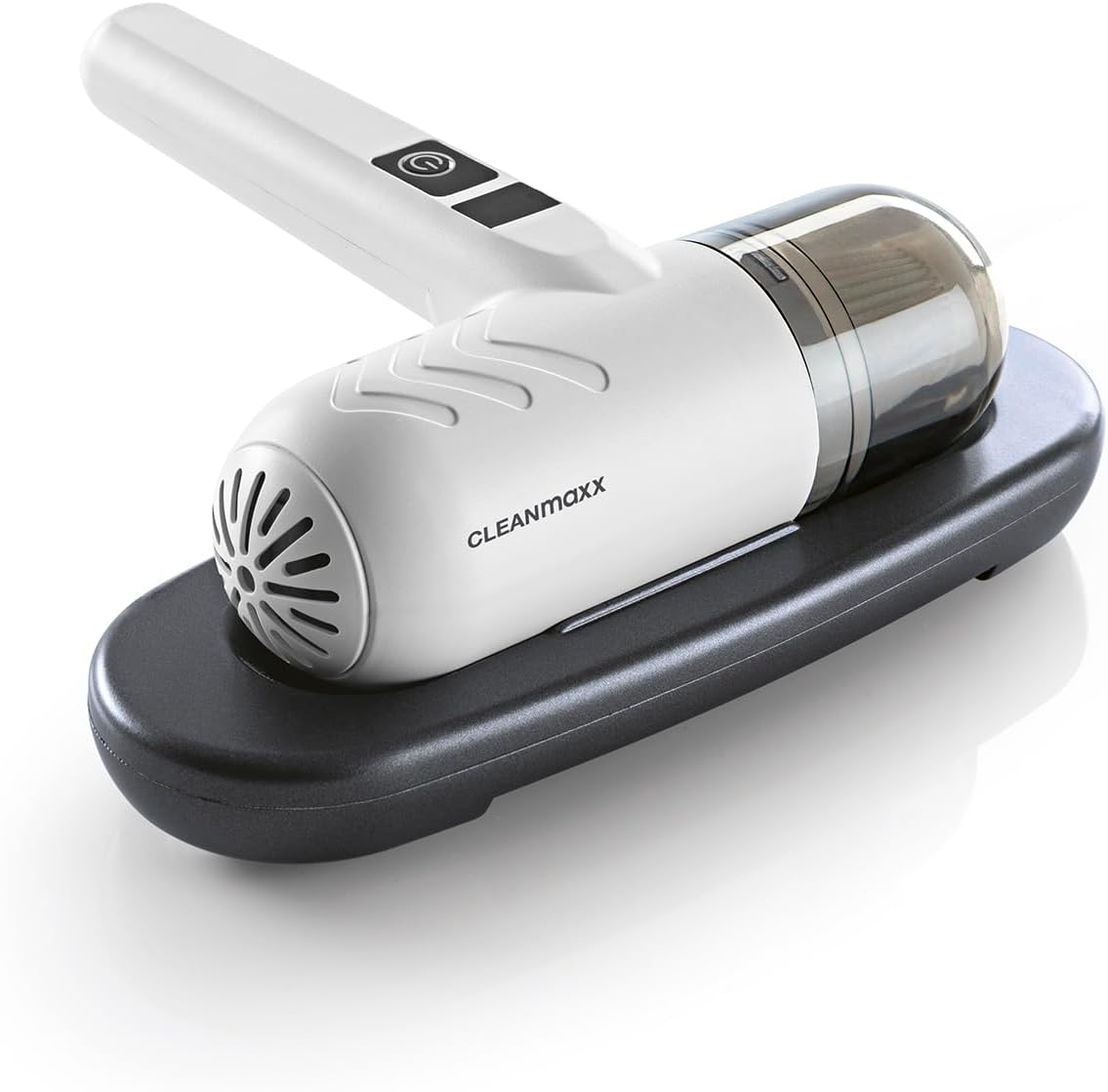 CLEANmaxx Akku-Milben-Handstaubsauger | Matratzenreiniger mit UV-C Licht | Vernichtet 99,9% Aller Milben | Inkl. EPA Filter und 120ml Staubbehälter | Ideal für Allergiker, Reisen & Camping