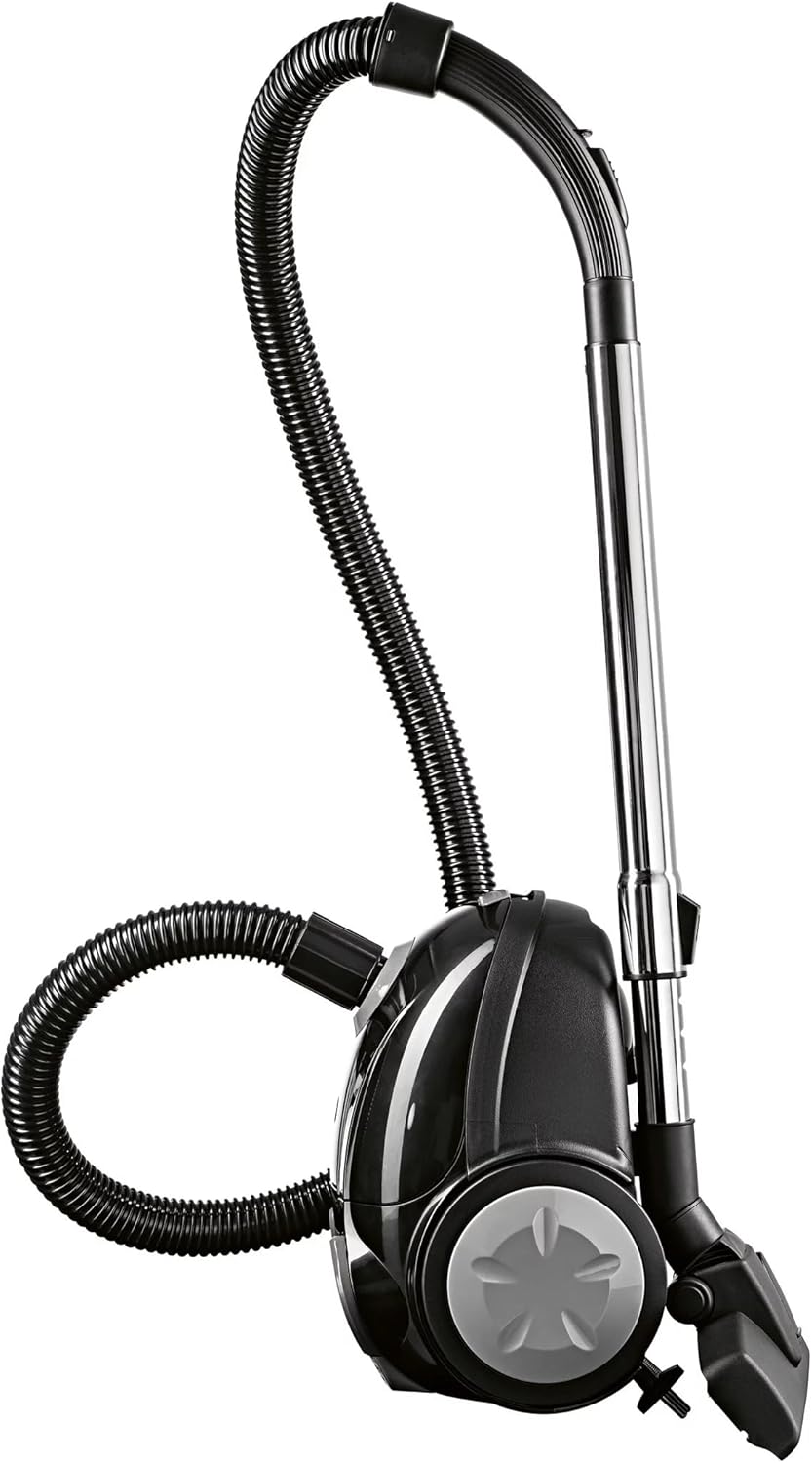 CLEANmaxx Bodenstaubsauger 800W 15kPa Ultra Fusion Saugleistung mit wiederverwendbarem Staubbeutel sowie 2in1 Düse, Mini Polsterdüse & Kombi Aufsatz