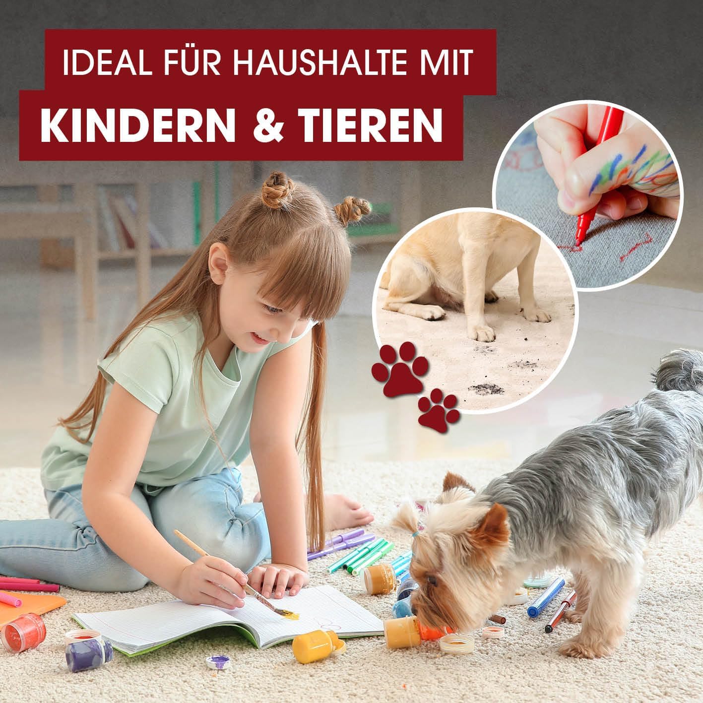 CLEANmaxx Kompakt Plus Polsterreiniger Gerät 400W | kompakter Waschsauger mit 2 Düsen & Dual-Tank | ideal für Sofa Auto Teppich Polster | kraftvolle Fleckenreinigung im Haushalt — Ansicht 4