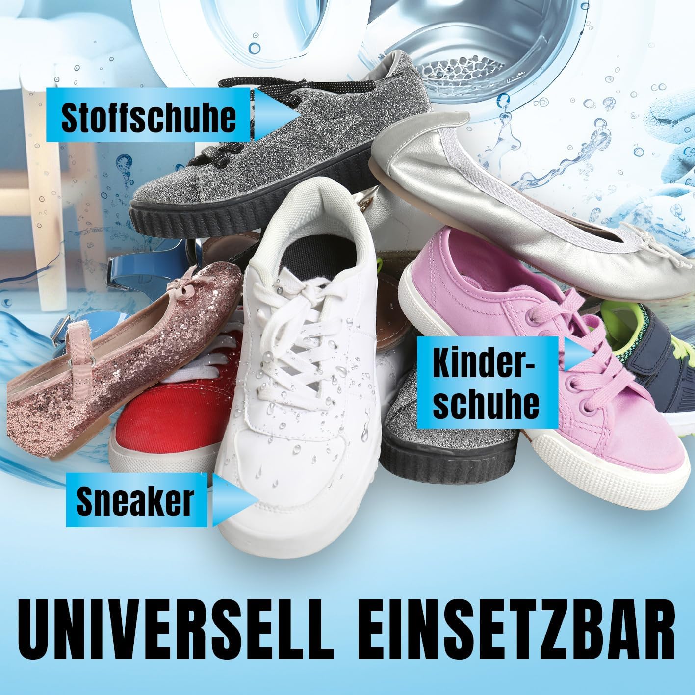 CLEANmaxx Schuhwaschbeutel – Gepolstertes Wäschenetz für Schuhe | Schuhbeutel waschmaschine, feinmaschig mit Reißverschluss, wiederverwendbar | ideal für Sneaker, Sportschuhe, Kinderschuhe u. v. m. — Ansicht 5