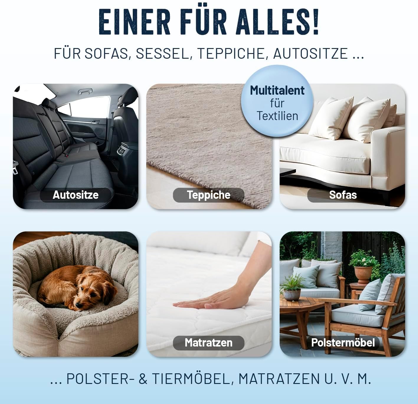 CLEANmaxx Teppich-Shampoo 1 x 1000 ml | Perfekte Kombination mit dem Hartboden- und Teppichreiniger PRO, auch für andere Wasch- und Teppichsauger geeignet | Spezialfleckenformel und Farbauffrischer — Ansicht 2